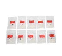 500 pezzi punte per unghie finte francese artificiale mezza manicure accessorio per nail art qualità professionale materiale ABS naturale trasparente 10 dimensioni per salone di (Self Color)