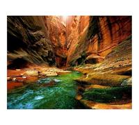 500 Pezzi Puzzle Difficile, Sfida per Adulti-Canyon,gola,fiume 52x38cm