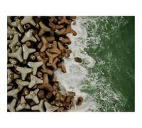 500 Pezzi Puzzle Difficile, Sfida per Adulti-Mare,Surf,Vista aerea,Costa 52x38cm