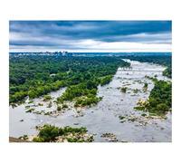 500 Pezzi Puzzle Giochi Rilassamento e Intelligence-Ponti,fiumi,foreste 52x38cm