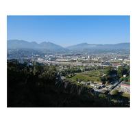 500 Pezzi Puzzle,Idea Regalo per lei o lui-Città,Edifici,Montagne,Alberi,Vista Aerea 52x38cm