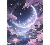 500 Pezzi Puzzle per Adulti Paese delle Meraviglie Rosa, puzzle Classico 500 pezzi, Intrattenimento Creativo, Divertimento, Puzzles Regalo per il Relax, Decorazione per Murale 20x15inch