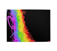500 pezzi, puzzle per adulti, puzzle impegnativi, gioco di puzzle per tutti,L'amore vince l'arcobaleno