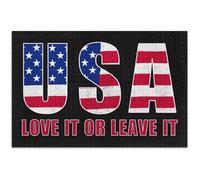 500 pezzi puzzle per adulti testo lettere USA bandiera americana elefanti bianchi regali puzzle colorato paesaggio arte floreale, 50,8 x 37,9 cm