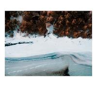 500 Pezzi Puzzle per Gioco Familiare-Costa,vista aerea,mare 52x38cm