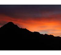 500 Pezzi Puzzle,Puzzle per Gioco Familiare - Montagne tramonto orizzonte 52x38cm