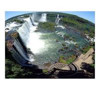 500 Pezzi Puzzle,Regalo per Amore e Amico-Cascate,rocce,guarda 52x38cm