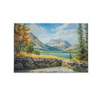 500 pezzi puzzle unici impossibile difficile difficile impegnativo puzzle, Waterton Lakes National Park