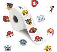 500 pezzi/rotolo Adesivi per Paw Patrol anime, per skateboard, frigorifero, chitarra, computer portatile, motocicletta e da viaggio, adesivi classici e cool per giocattoli Tagli UnicaPolicloruri di vi