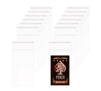 500 Pezzi Sacchetti di Trasparente Autoadesivi 8x13cm Sacchetti di Cellophane Trasparente Plastica Autoadesivi 50µm Regalo Bustine OPP per Gioielli Caramella Orecchini(9 Misure a Scelta)