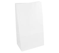 500 pezzi - Sacchetti Sos senza manici 60 G/M2 14+8 x 24 cm Bianco Perg. Antigasso