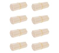 500 Pezzi Stecchetti di Legno per Ghiaccioli Fai da Te, Beige | Legno, Struttura Semplice e Facile da Tenere, Sicuro da Usare, per Decorazione Casa e Lavori Creativi