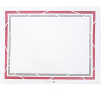 500 Pezzi - Tovagliette per Vassoi 'Self-Service' 48 G/M2 25 X 31 Cm Bianco Cart