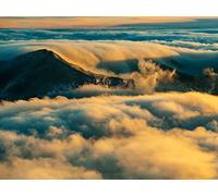 500 Piece Jigsaw Puzzles for Kids and Adults Age 14 Years Up - Nuvole sulla vetta della montagna 52x38cm