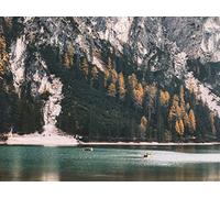 500 Piece Jigsaw Puzzles per Adulti e Bambini da 14 anni - La roccia scogliera lake 52x38cm