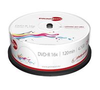 500 PRIMEON DVD-R Stampabili 4.7GB 120 Minuti 16X Print Inkjet Cake -R 2761205