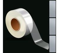 500 Protettori per Etichette Impermeabili in Rotolo, Film PET Trasparente per Protezione Codici a Barre ed Etichette, 8x3 cm