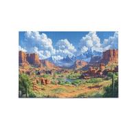500 Puzzle di Piecing per Adulti Difficile Impossibile Difficile Sfidante Puzzle Famiglia, Old Western Town