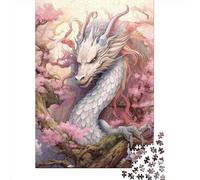 500 puzzle giapponesi Dragon Cherry 2 per adulti e adolescenti e puzzle in legno per famiglie, giochi, regali di Natale, 500 pezzi (52x38 cm)