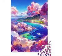 500 puzzle in legno per adulti, passeggiata mattutina, puzzle per bambini, giochi di famiglia, 500 pezzi (52 x 38 cm)