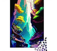 500 puzzle in legno per adulti, puzzle paesaggio anime per bambini, giochi di famiglia, 500 pezzi (52 x 38 cm)