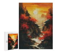 500 puzzle per adolescenti Beautiful Sunset puzzle per adulti, giochi di famiglia, allenamento della memoria, regali per amici e parenti, 500 pezzi