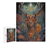 500 puzzle per adolescenti Forest Spirit A mistico ritratto puzzle per adolescenti - divertenti giochi per migliorare la memoria e ridurre lo stress - regali 500 pezzi