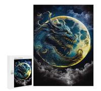 500 puzzle per adulti Dragon Moon Fantasy Art -6 puzzle per ragazzi gioco a mano taglio preciso interazione genitore-figlio 500 pezzi