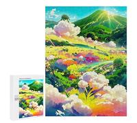 500 puzzle per adulti Rainbow Fields of Dreams puzzle per ragazzi gioco a mano taglio preciso interazione genitore-figlio 500 pezzi