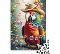 500 puzzle per pappagalli di arte animale, grado di difficoltà, gioco educativo, giocattolo, 500 pezzi (52 x 38 cm)