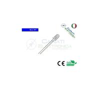 500 pz Led 5mm 70 ° Blu 3000mcd alta luminosità