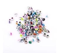 500 Pz. Occhielli Colori Misti 3mm Rotondi Metallo - Scrapbooking, Craft Leather, Hot Eyelets for DIY Projects