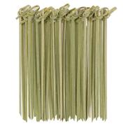 500 Pz. Spiedini da Cocktail Usa e Getta con In Bambù con Estremità At3644