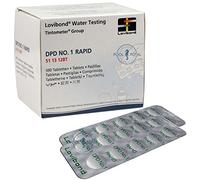 500 Rapid Compresse (50 strisce) by Pool Total | Qualità del marchio Lovi Bond tintometer | Compresse ricambio per Manuelle Pool Tester (schuettel Box)