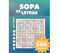 500+ sopas de letras.: Letra Grande