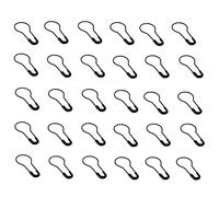 500 spille di sicurezza in metallo da 0,8 cm per zucca di abbigliamento e accessori per la casa fai da te (nero)