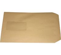 500 St Sacchetti di Spedizione A5 C5 Braun Con Finestra Buste Sk