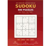 500 Sudoku Puzzles for Adults: Easy to Expert - Mixed Difficulty with Solutions