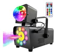 500 W macchina per fumi per Halloween, macchina per nebbia con 12-Farben Licht,2000CFM,Sein Sprühabstand kann 8-10m/26.25-32.81ft, Halloween, Natale, spettacoli sul palco