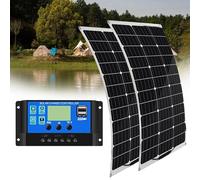 500 Watt Pannello Solare Monocristallino ad Alta Efficienza Modulo Fotovoltaico di Potenza per RV Marine Rooftop Farm Battery e Altre Applicazioni Off-Grid(2x500W)