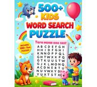 500+ Words Kids Word Search Puzzle Book: Fun Learning for Ages 4-8 | Easy Puzzles, Cute Themes & Smart Brain Games. Word Search For Kids Puzzle Book: ... and Find Words Activity Book With Multi