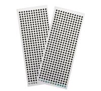 500 x adesivi adesivi per occhi da , 6 mm, realistici artificiali pupils, autoadesivi per artigianato, per lago, bassa, fiume salmone, rig, fly, per progetti di tiro