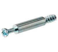 500 X Cam Fixing Dowels Flat Pack Furniture Fitting Dowels BZP M6 X 35Mm | Onest