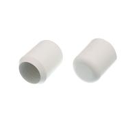 500 X Sedia Puntali Gomma Bianca Pavimento Protezione Bastone Ends 22mm 2.2cm Un