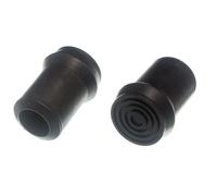 500 X Sostegno Stanza Telaio Bastone Ghiera Gomma Nera Metallo Inserto 25mm