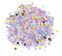 5000 Coriandoli Decorazione per Tavoli - 50g, 1cm Rotondo - Perfetto per Compleanni, Matrimoni, Baby-Shower & Capodanno - Ideale per Decorazione di Tavoli, Regali & Palloncini