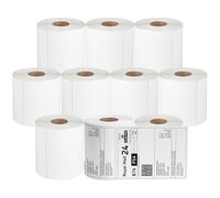 5000 etichette termiche per spedizioni, 100 x 150 mm, 10 rotoli, 500 etichette per rotolo, termiche dirette, compatibili con stampanti Zebra e MUNBYN