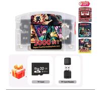 5000 IN 1 N64 GAME CARTRIDGE REGION FREE FAST LOADING AUTO SAVE WITH 32GB SD