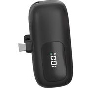 5000 mAh LED Display Battery Pack Black