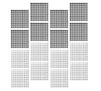 5000 Pezzi Adesivi Numerati Rotondi 1-100 10mm | Numerazione Chiara, Rimozione senza Residui, per Aule, Strumenti e Inventario, Formato Piccolo